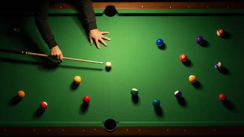 Techniques de positionnement au billard : rester en jeu